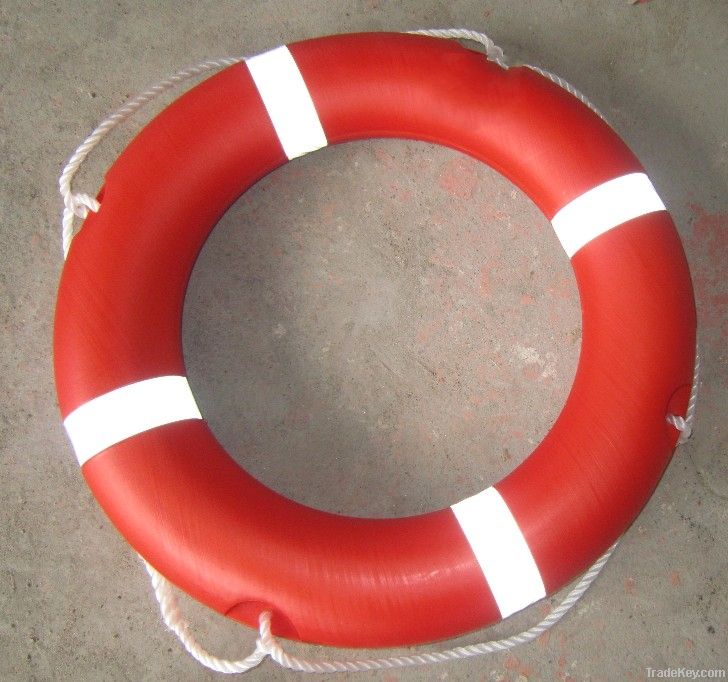 high quality red solas life buoy in water