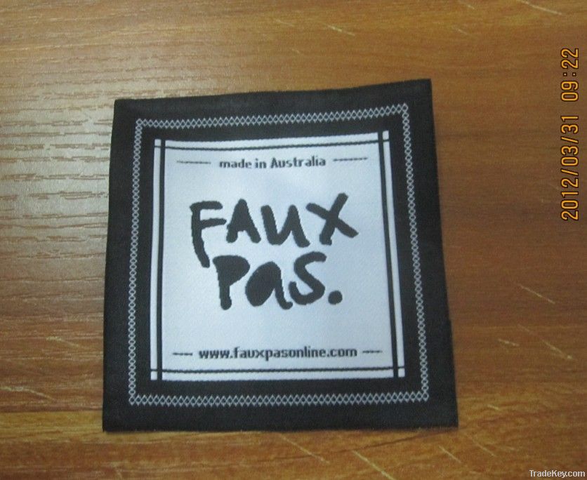 woven labels