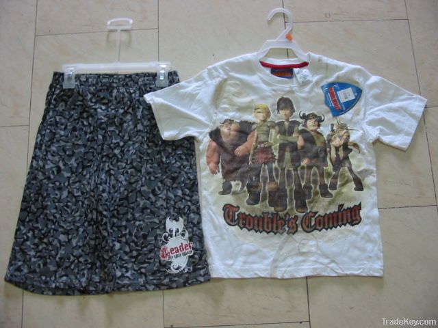 Boys short set stock lot