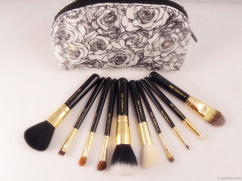 10pcs pro makeup brush set MBS10