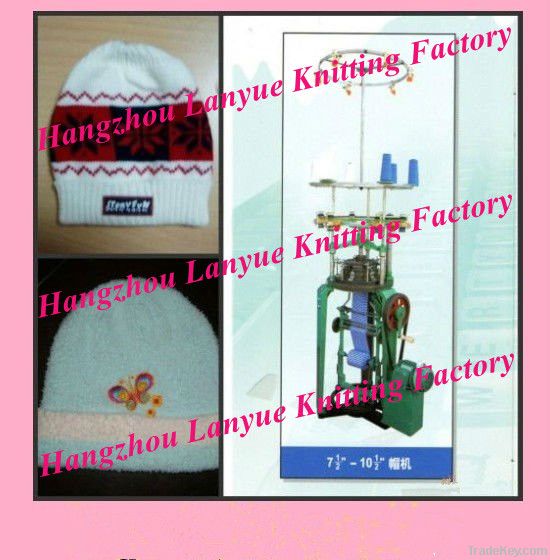 automatic seamless hat knitting machine