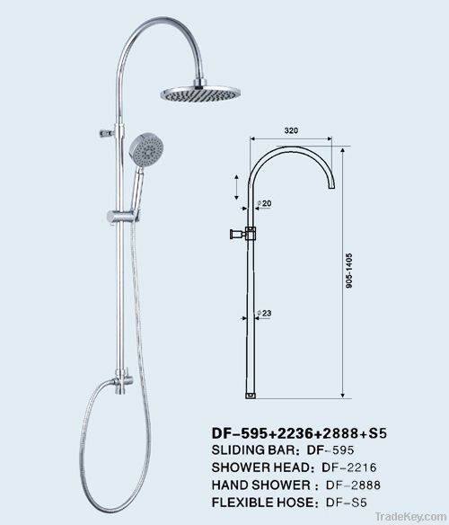 DF-595+2236+2888+S5   SHOWER SET