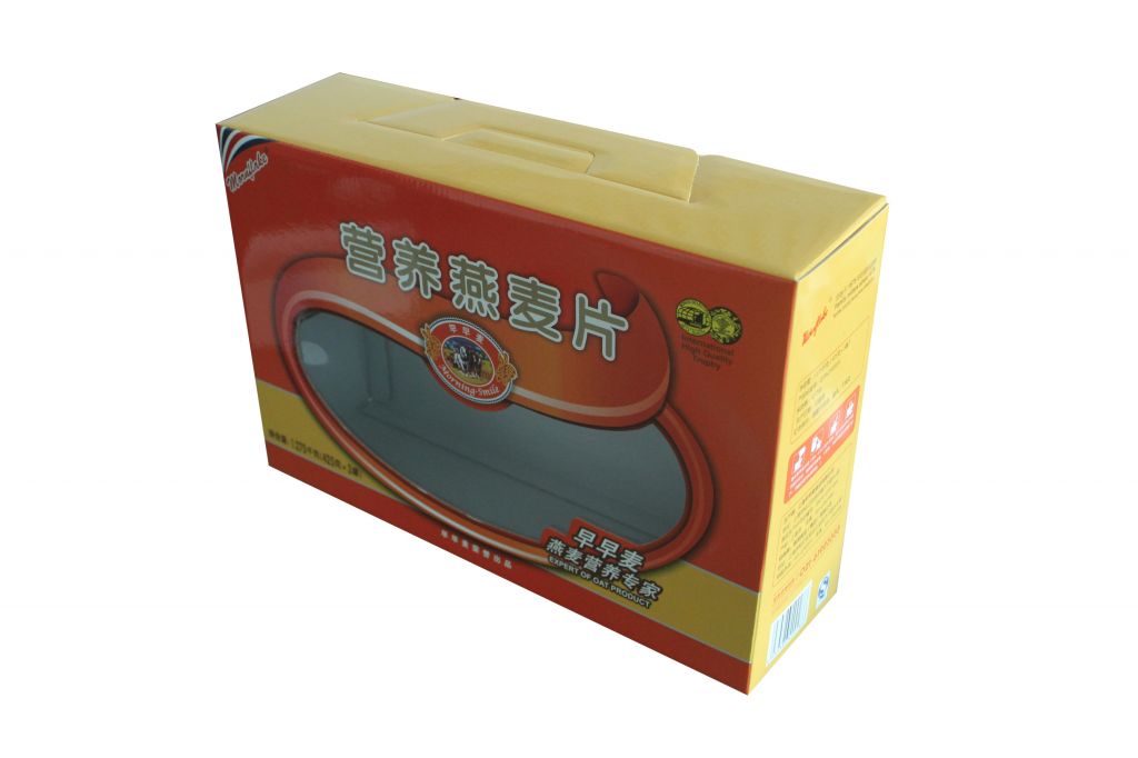 Corrugated paper color box 