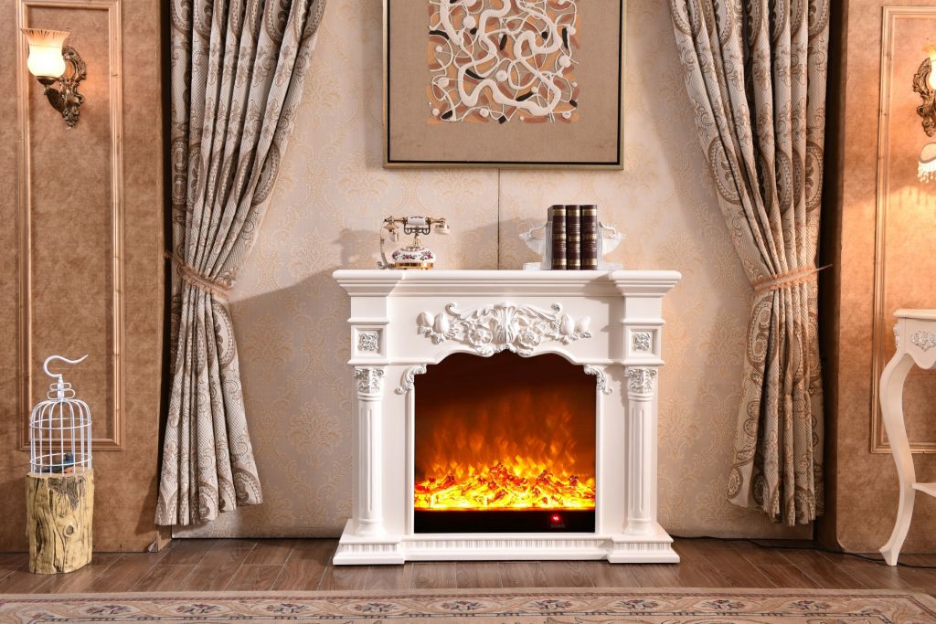 CE approved modern design decorative electric fireplace