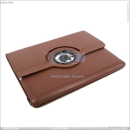 Rotatable 360 degree Leather Case for iPad 2