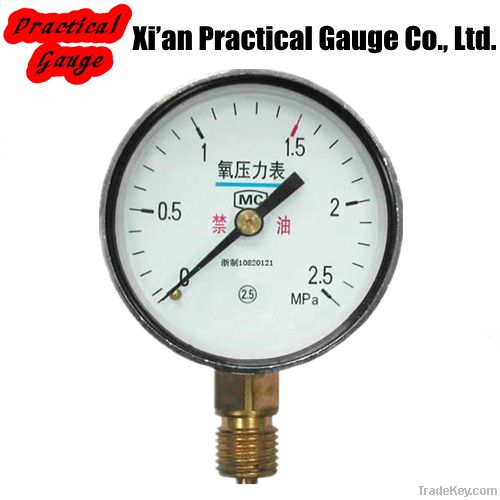 oxygen pressure gauge