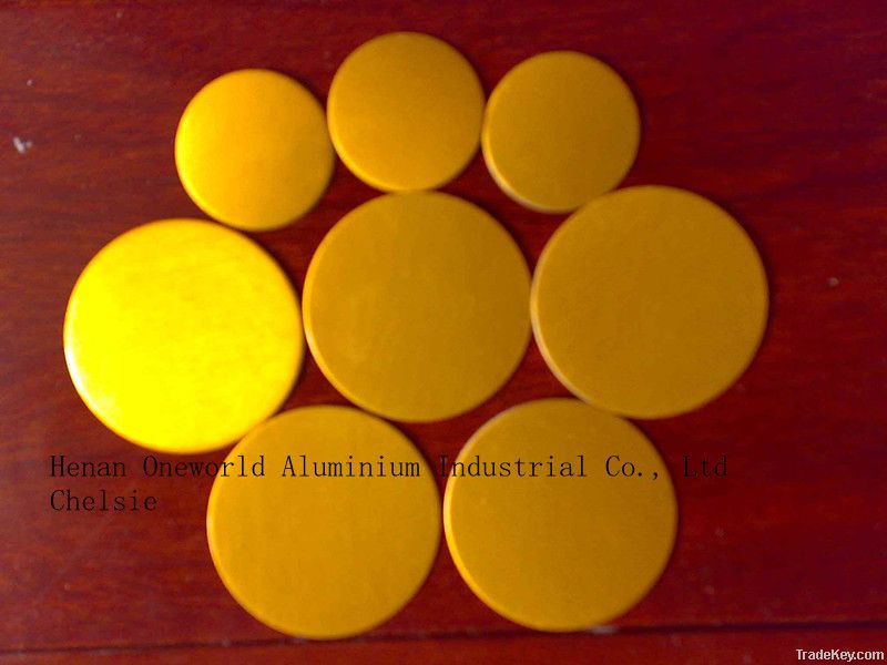 High resistant PE/PET induction foil wads for pesticides