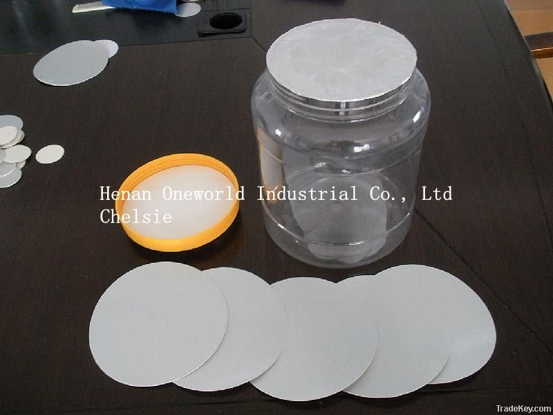 High resistant PE/PET induction foil wads for pesticides