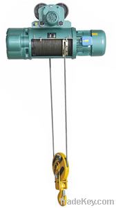 Wire rope electric hoist