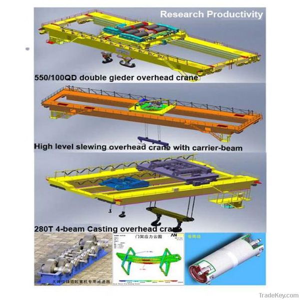 QD double girder bridge crane