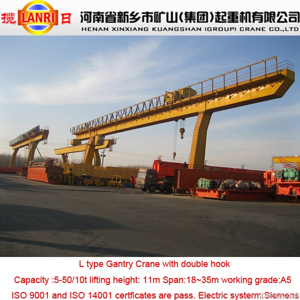 MG model double beam gantry crane