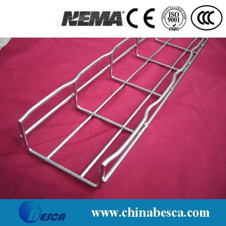 Pre-galvanized wire mesh cable tray