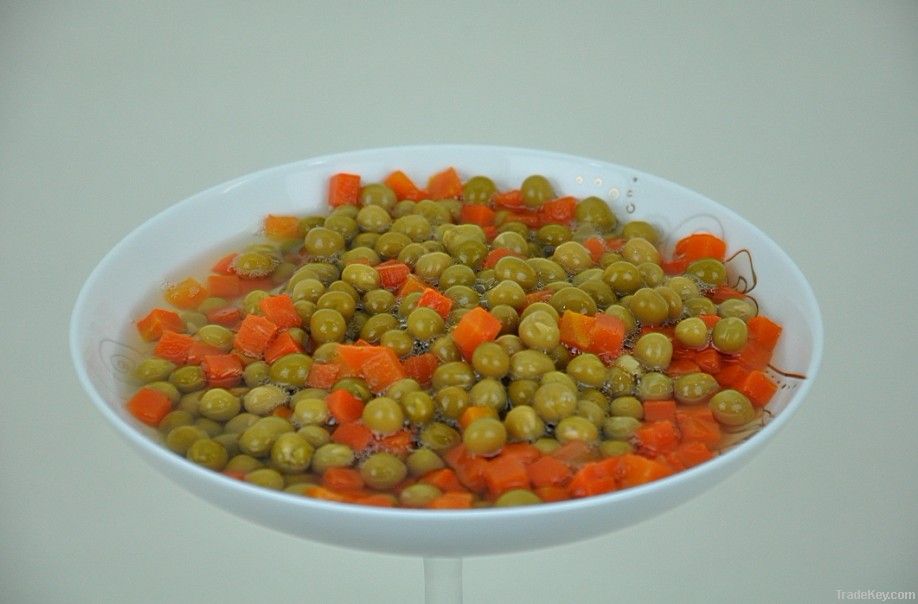 Canned Green Peas and Carrots