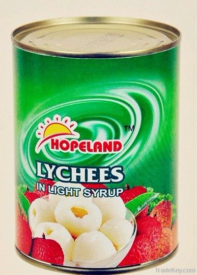 Canned Lychees in Syrup