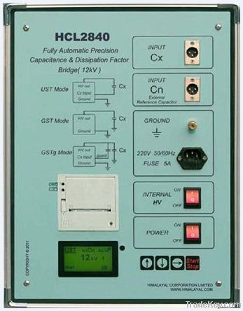 Tan Delta Bridge / Fully Automatic Precision Capacitance &amp; Dissipation