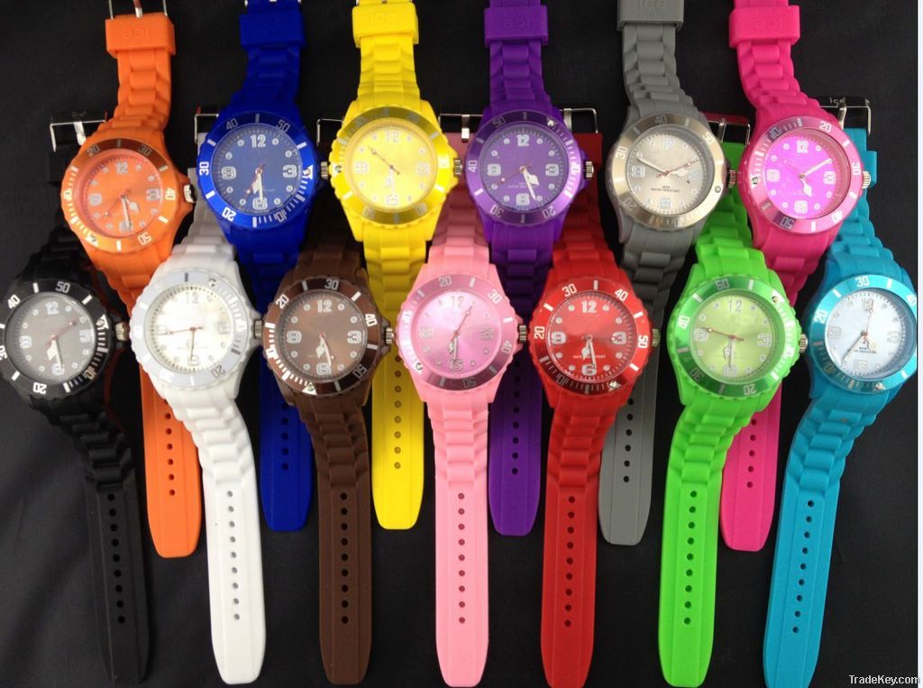 2012 latest silicone ice watch for men and women