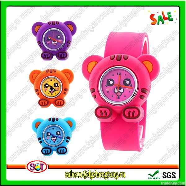 Fashion Exchangeable Silicone Snap Watches