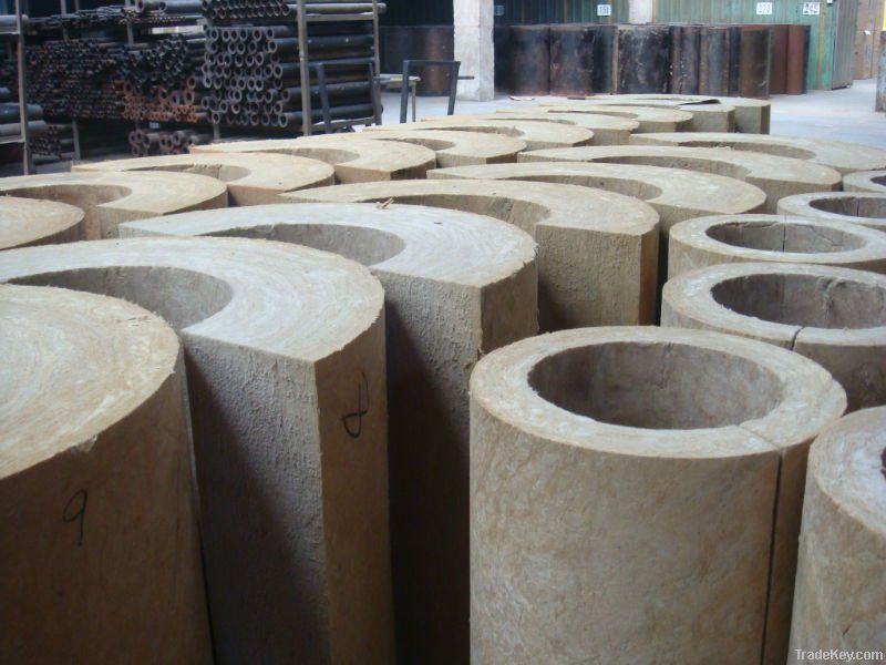 Rockwool pipe, rock wool pipe