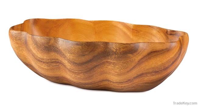 Acacia Bowl Satin Rectangle