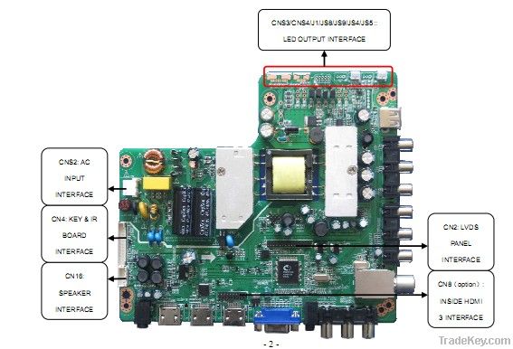 integration PAL TV board: P60-X9 V6.0