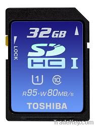 Toshiba SDHC UHS-I Card 8/16/32/64GB Class 10