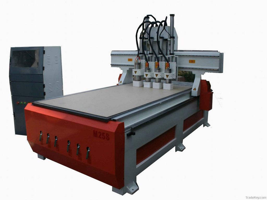 M25S Four Heads Auto Tool Changing Machine