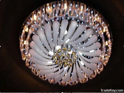 LED Crystal Ceiling Light