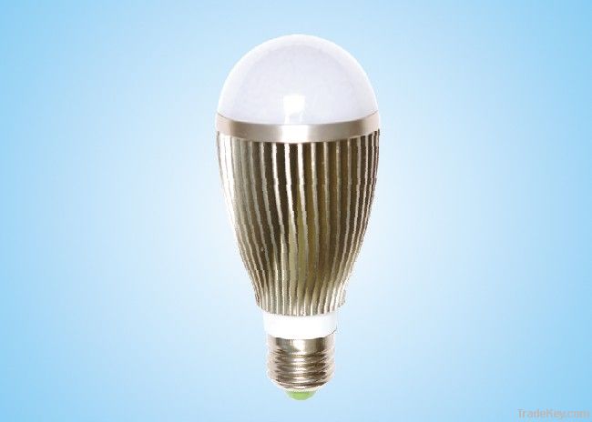 7W LED Light Bulb, high lumen, aluminum and PC housing