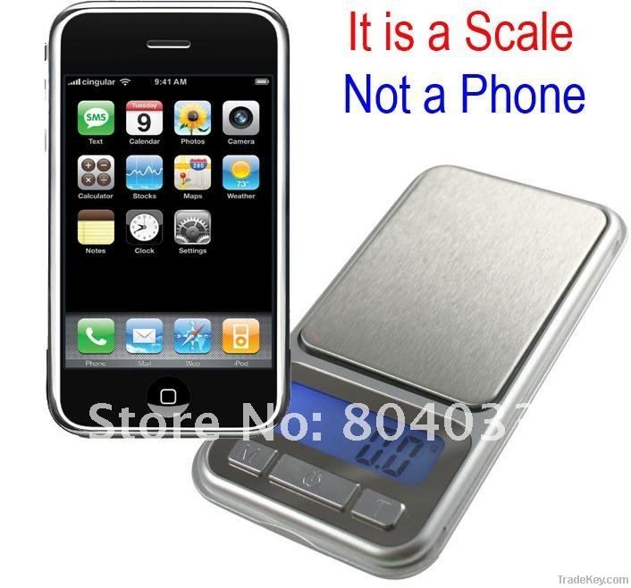 Electronic pocket scale