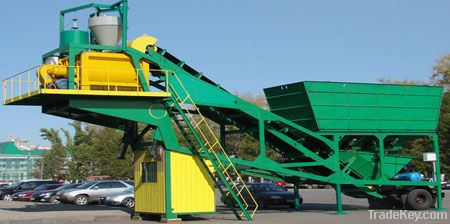 Mobile Concrete Mixing Plant