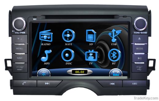 Car DVD Player, Car audio, In Car DVD, Car GPS for Toyota