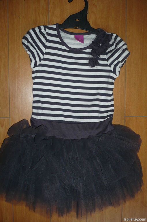 girl&#039;s pretty tutu dress