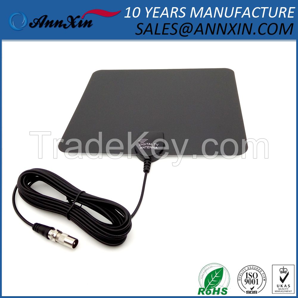 China Supplier Flat design HDTV Digital Indoor TV Antenna for Wholesale 