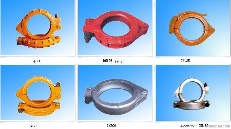 clamp coupling for concrete pump trucks