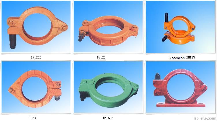 clamp coupling for concrete pump trucks