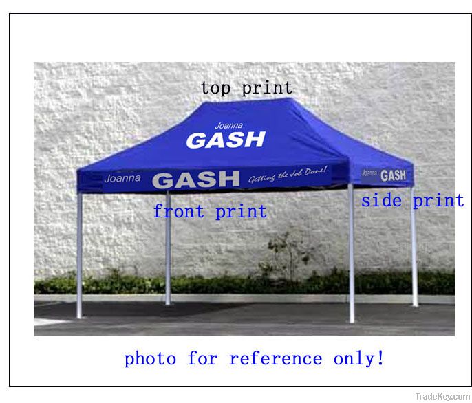 folding aluminum advertising gazebo, advertising marquee