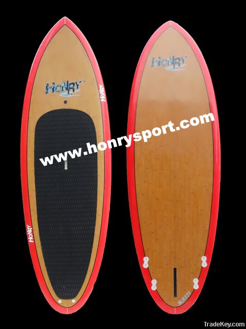 Bamboo Veneer Stand Up Paddle Board/Epoxy SUP Board