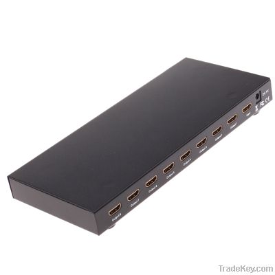 HDMI 1*8 splitter, support 3D