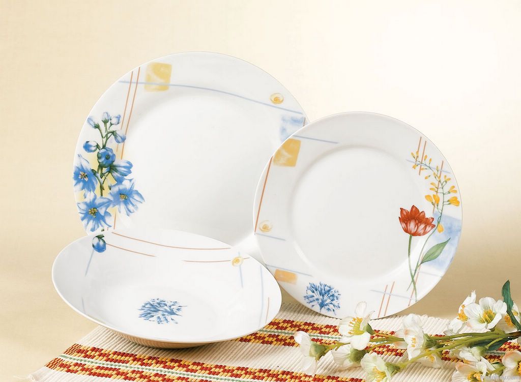 12pcs/18pcs porcelain dinner set