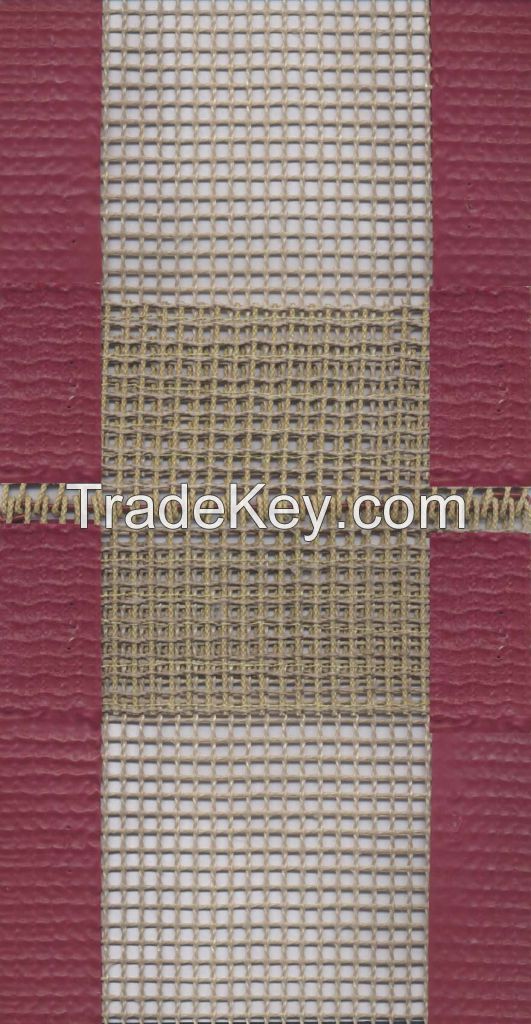 Textile printing  and dyeing Teflon open mesh conveyor belt