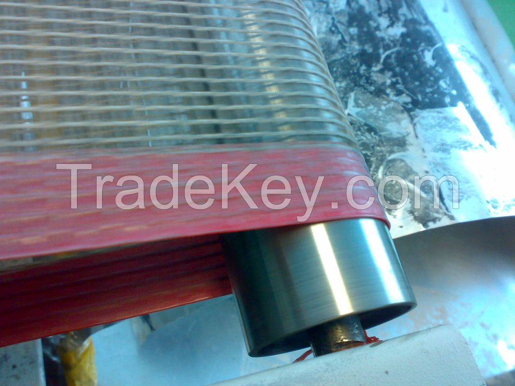 Textile printing  and dyeing Teflon open mesh conveyor belt