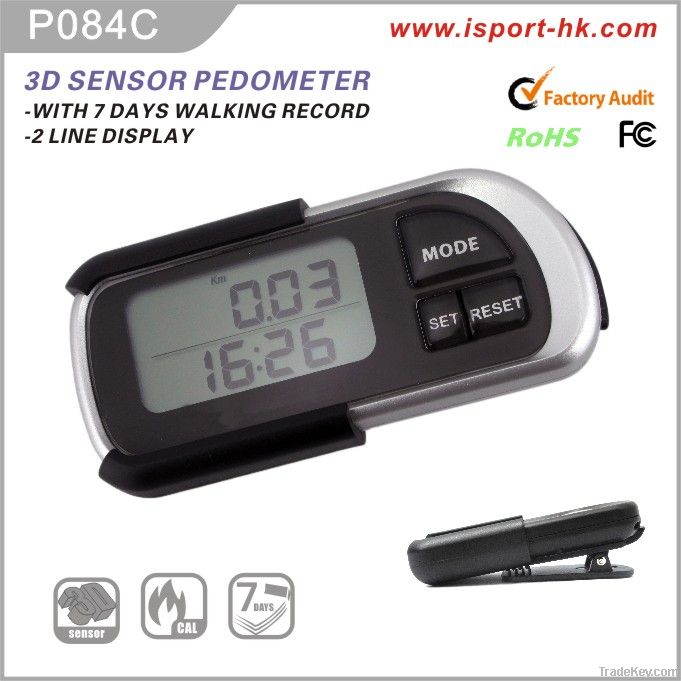 3D pedometer