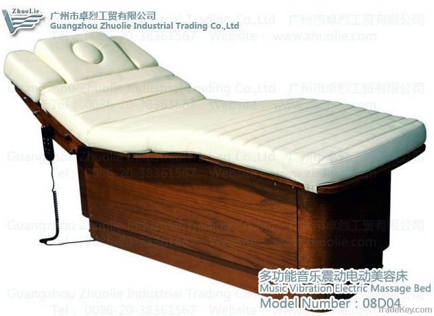 Luxury Salon Electric Massage Bed With Music & Vibration