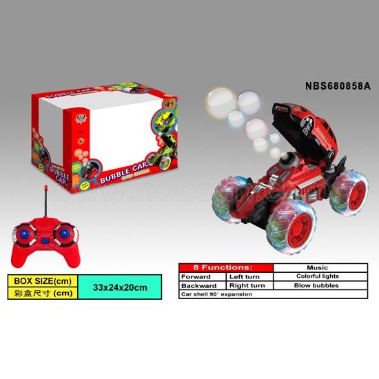 rc car blow bubbles