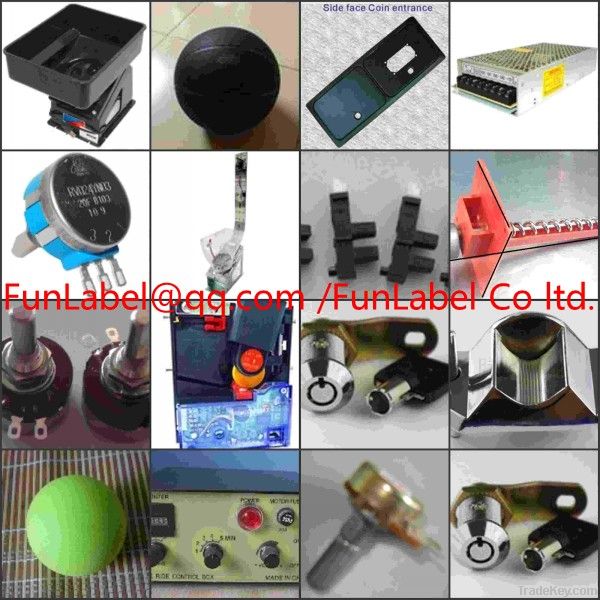 Button for amusement machines, Accessories amusement games