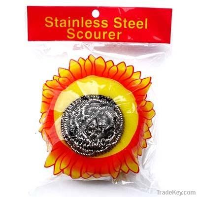 stainless steel scourer, scrubber