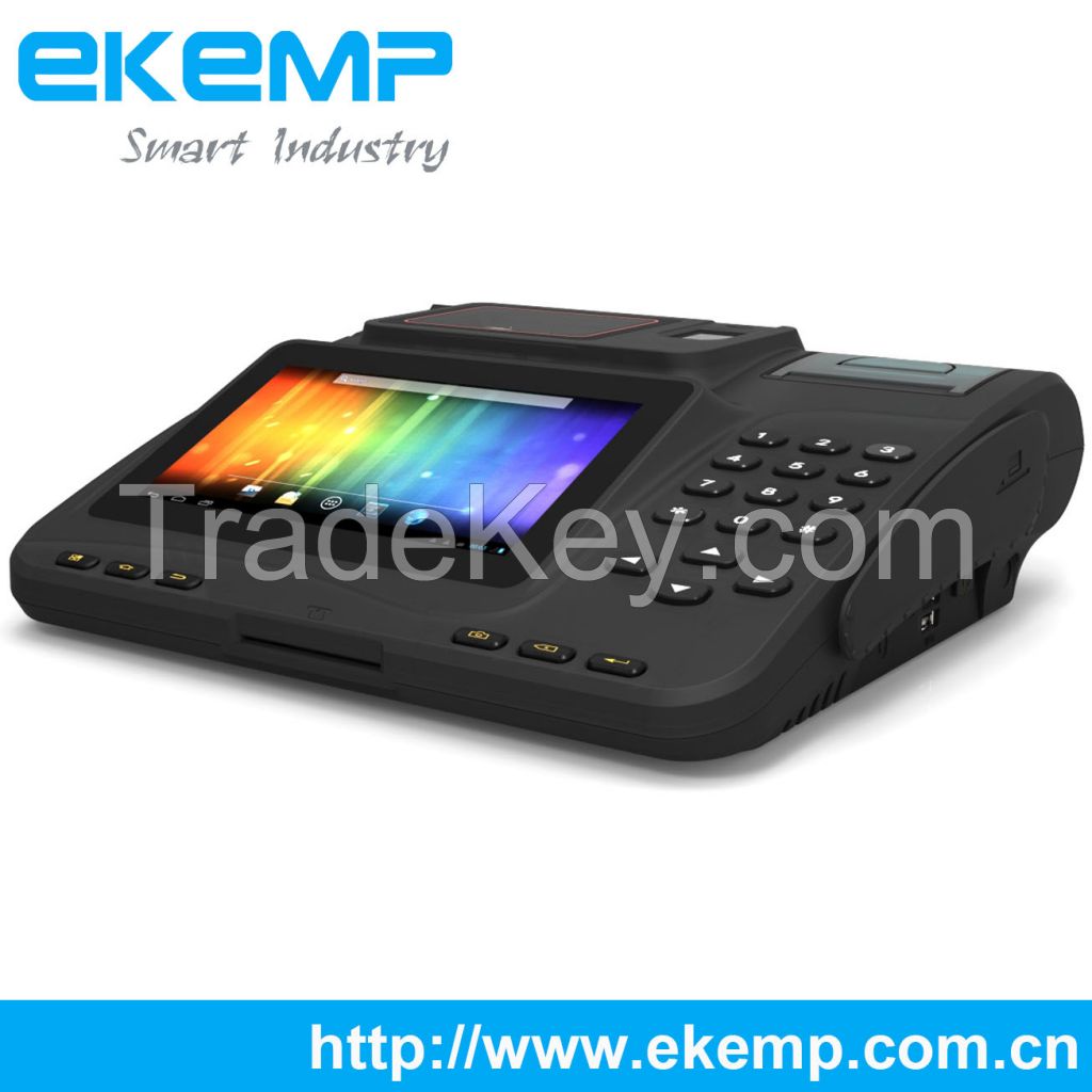 EKEMP Android All in One 7' Fingerprint Scan Tablet PC with RFID Card