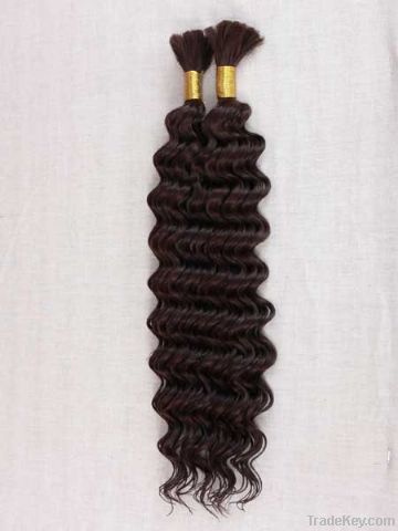 Virgin 100% human hair extension bulk hair