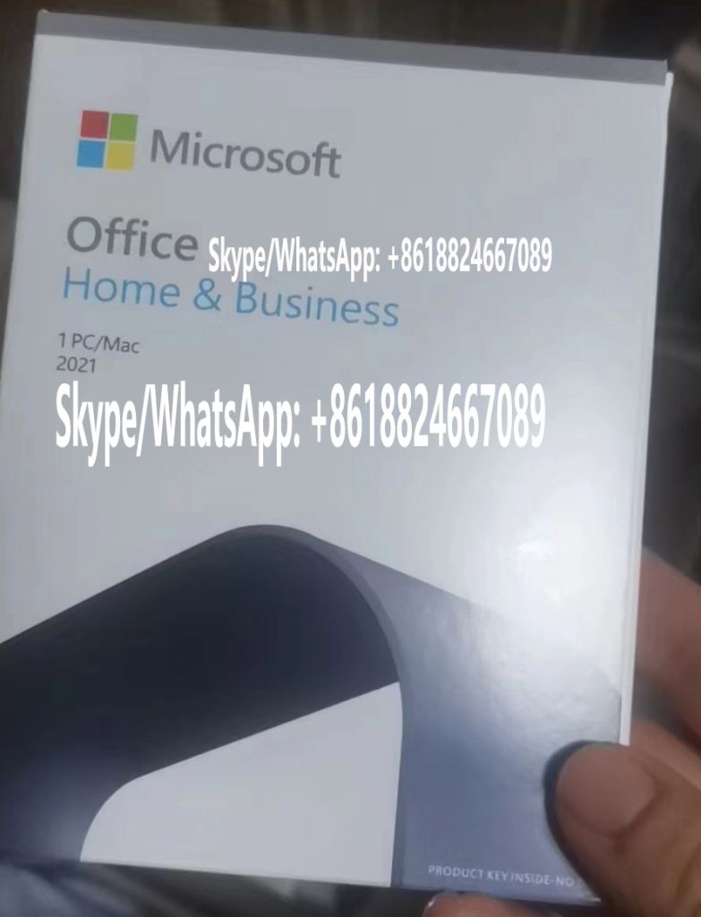 Office 2021 Home and business PC Key Code Key Card Retail Package