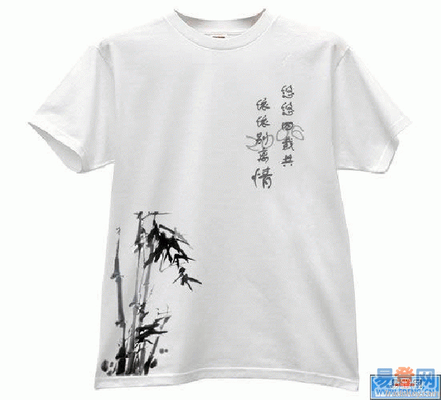 Women's V-neck short sleeve 100% cotton broken beautiful printed t-shi